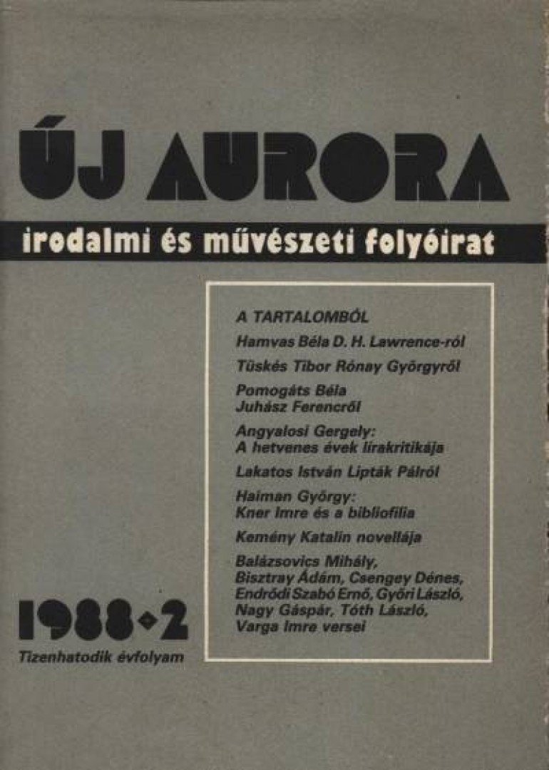 Új Aurora 1988. 2. [antikvár]