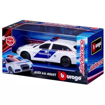 Bburago 1:43 Audi A6 magyar rendőrautó