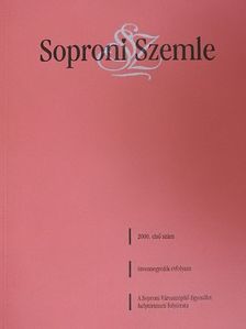 Fazekas Csaba - Soproni Szemle 2000/1. [antikvár]