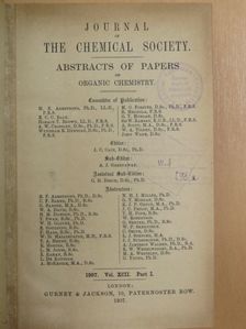 A. W. Crossley - Journal of the Chemical Society 1907/I. [antikvár]