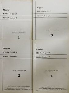 Batta Gyula - Magyar Kémiai Folyóirat 2004/1-4. [antikvár]