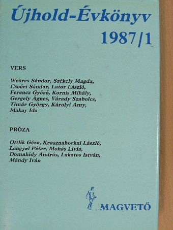 Babits Mihály - Újhold-Évkönyv 1987/1 [antikvár]