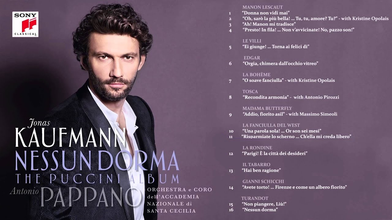 Puccini - NESSUN DORMA CD JONAS KAUFMANN