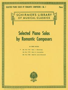 SELECTED PIANO SOLOS BY ROMANTIC COMPOSERES. LIB. VOL. 1718 - BOOK I, ELEMENTARY
