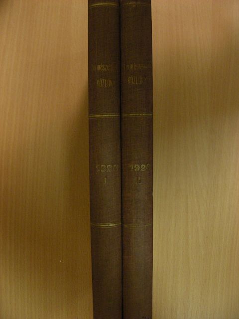 Andriska V. - Természettudományi Közlöny 1926. január-december I-II. [antikvár]