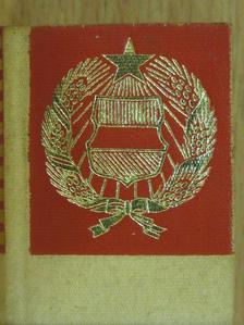 A Magyar Népköztársaság Alkotmánya (minikönyv) [antikvár]