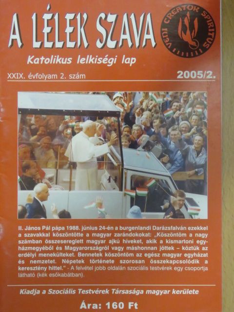 Berkecz Franciska - A lélek szava 2005/2. [antikvár]