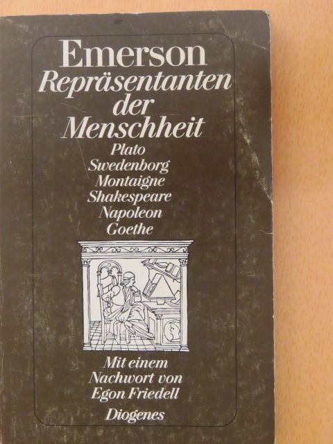 Ralph Waldo Emerson - Repräsentanten der Menschheit [antikvár]