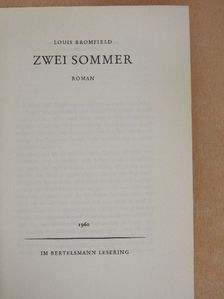 Louis Bromfield - Zwei Sommer [antikvár]