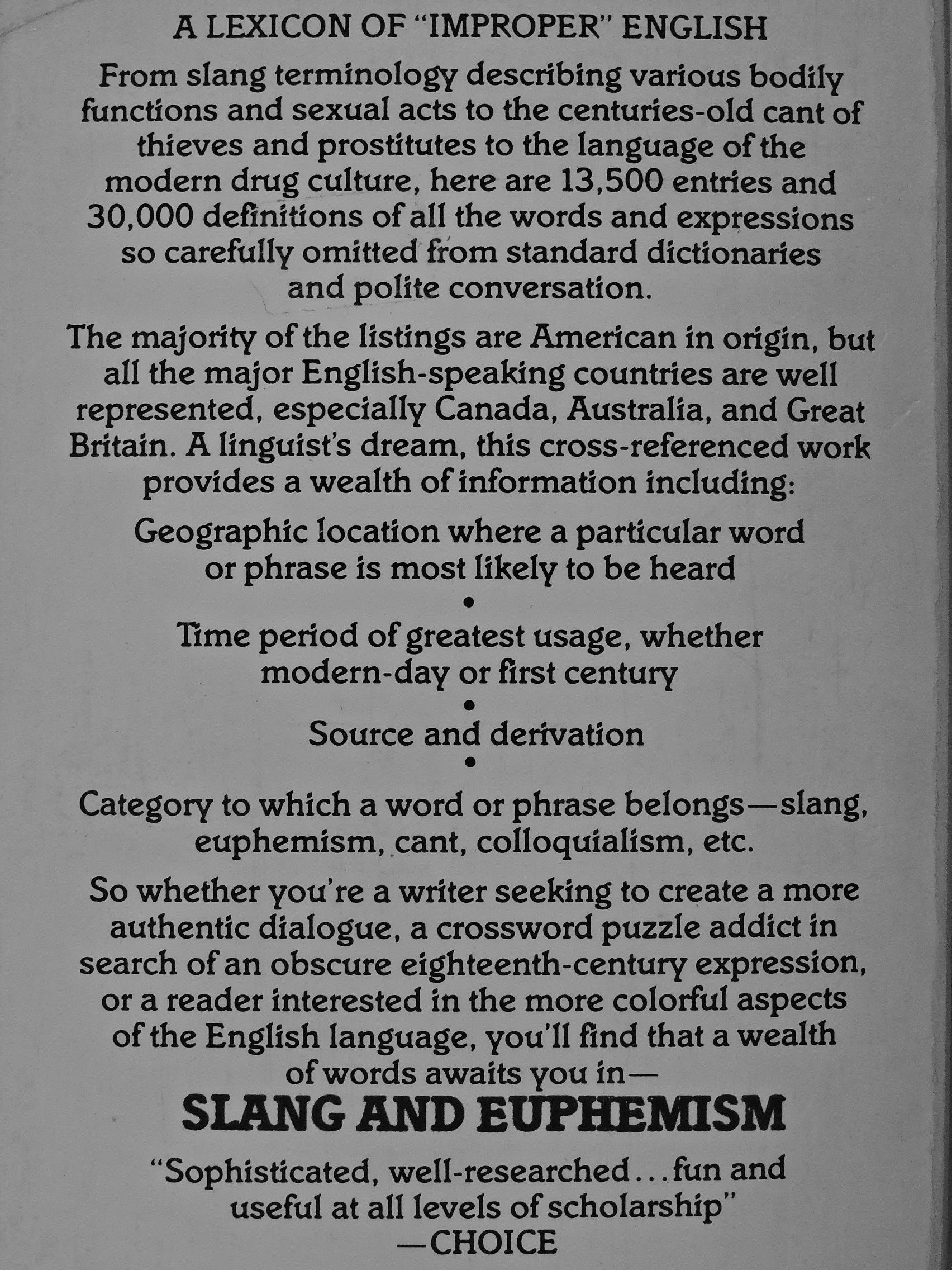 Richard A. Spears - Slang and Euphemism [antikvár]