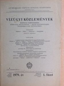 Böcskei László - Vízügyi Közlemények 1979/1. [antikvár]