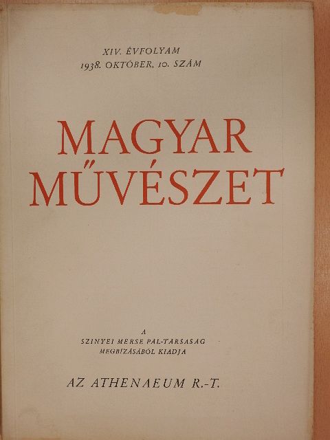 Magyar Művészet 1938/10. [antikvár]