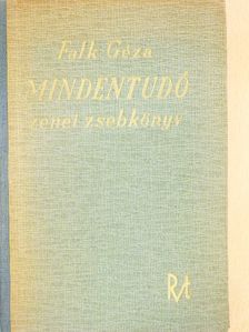 Falk Géza - Mindentudó zenei zsebkönyv [antikvár]
