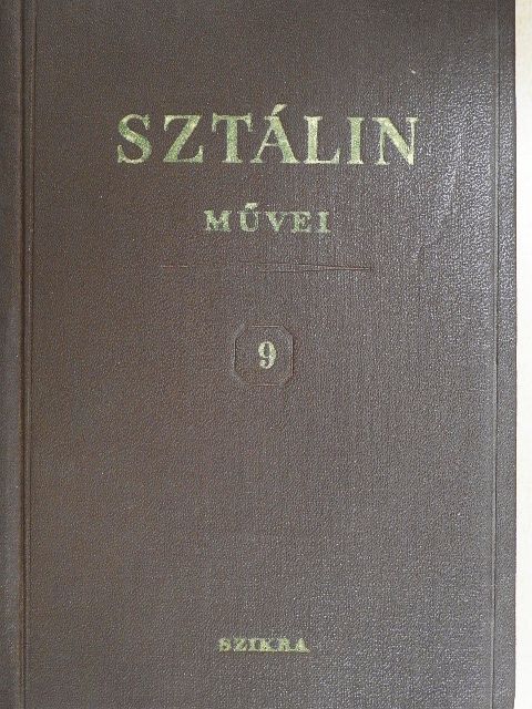Sztálin - I. V. Sztálin művei 9. [antikvár]