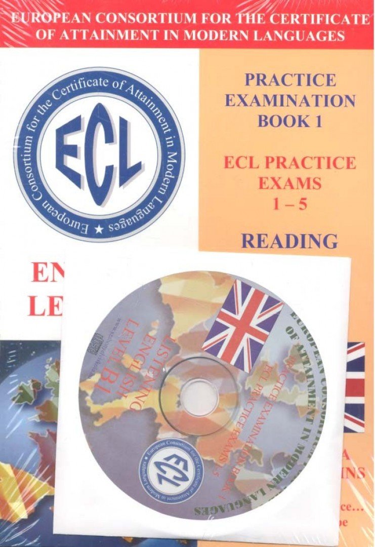 ECL Practice Examination Book 1 Exams 1-5 Level B1 with CD [antikvár]