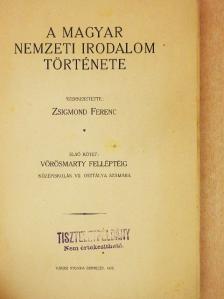 Ányos Pál - A magyar nemzeti irodalom története I. [antikvár]