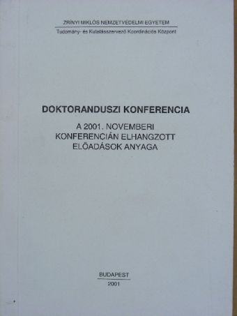 Berzsényi Péter - Doktoranduszi konferencia [antikvár]