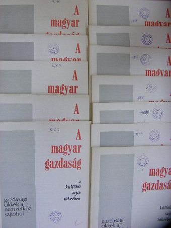A magyar gazdaság a külföldi sajtó tükrében 1983. január-december [antikvár]
