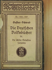 Gustav Schwab - Die Deutschen Volksbücher für Jung und Alt wiedererzählt IV. (gótbetűs) [antikvár]