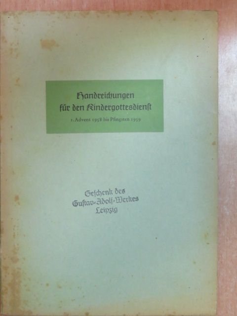 Barbara Krüger - Handreichungen für den Kindergottesdienst [antikvár]