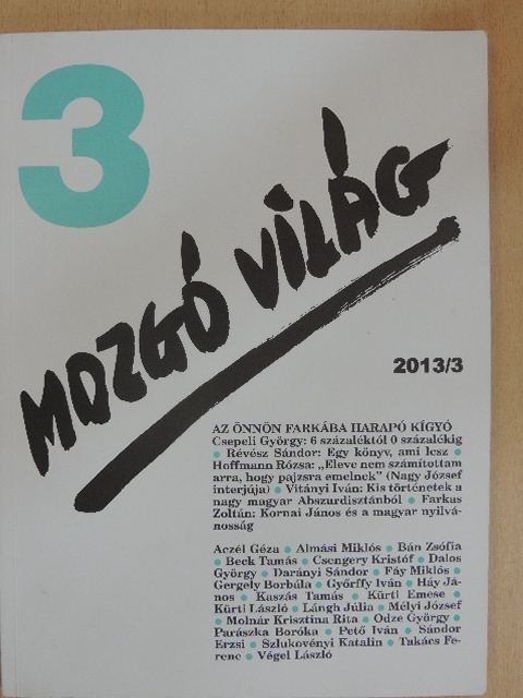 Beck Tamás - Mozgó Világ 2013. március [antikvár]