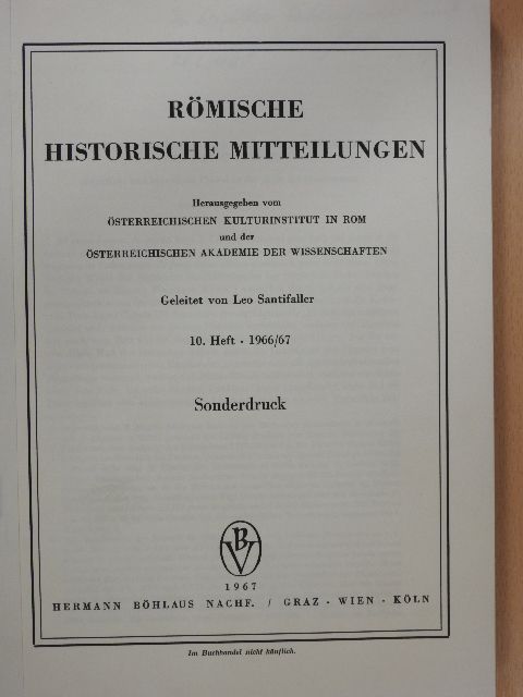 Alfred A. Strnad - Johannes Hinderbachs Obedienz-Ansprache vor Papst Pius II. (dedikált példány) [antikvár]