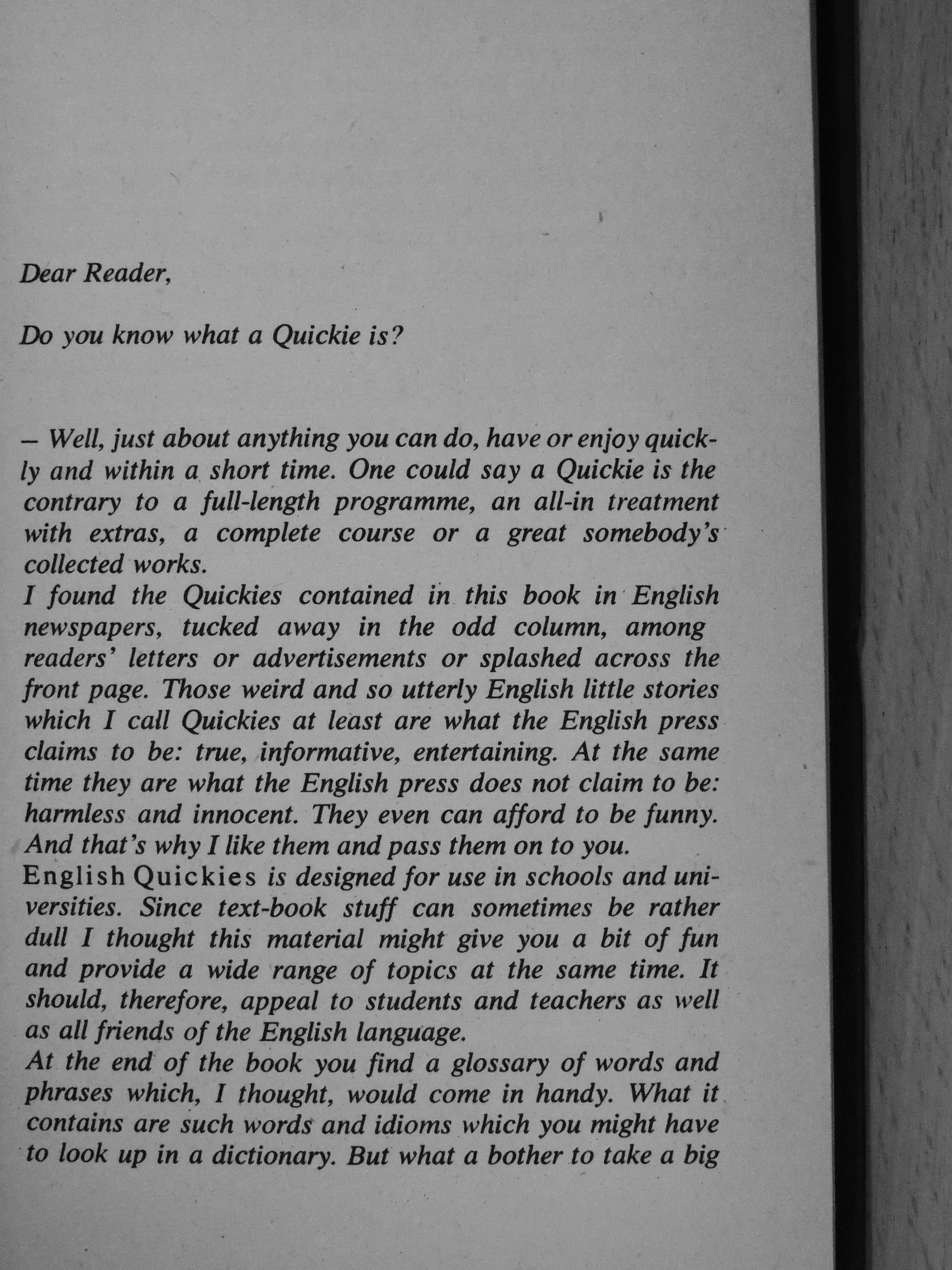 Manfred Rudolph - English Quickies [antikvár]
