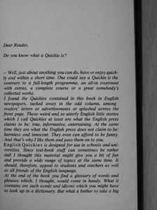 Manfred Rudolph - English Quickies [antikvár]