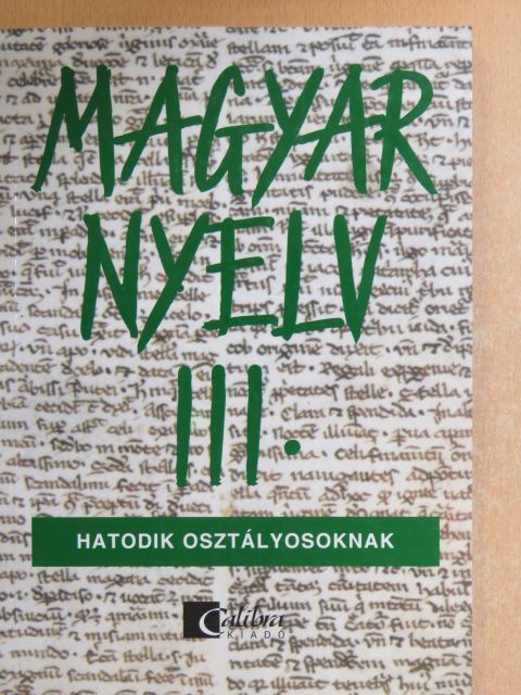 Blahutné Zádori Piroska - Magyar nyelv III. [antikvár]