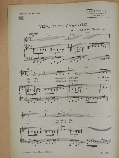 Halmágyi Sándor - Végre itt vagy már velem [antikvár]