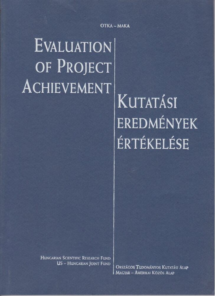 Gilyén Zsuzsanna - Kutatási eredmények értékelése [antikvár]