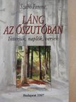 Szabó Ferenc - Láng az őszutóban (dedikált példány) [antikvár]