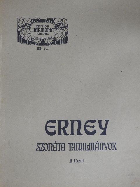 Erney József - Szonáta tanulmányok II. [antikvár]