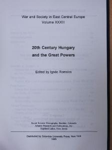Bennett Kovrig - 20th Century Hungary and the Great Powers [antikvár]