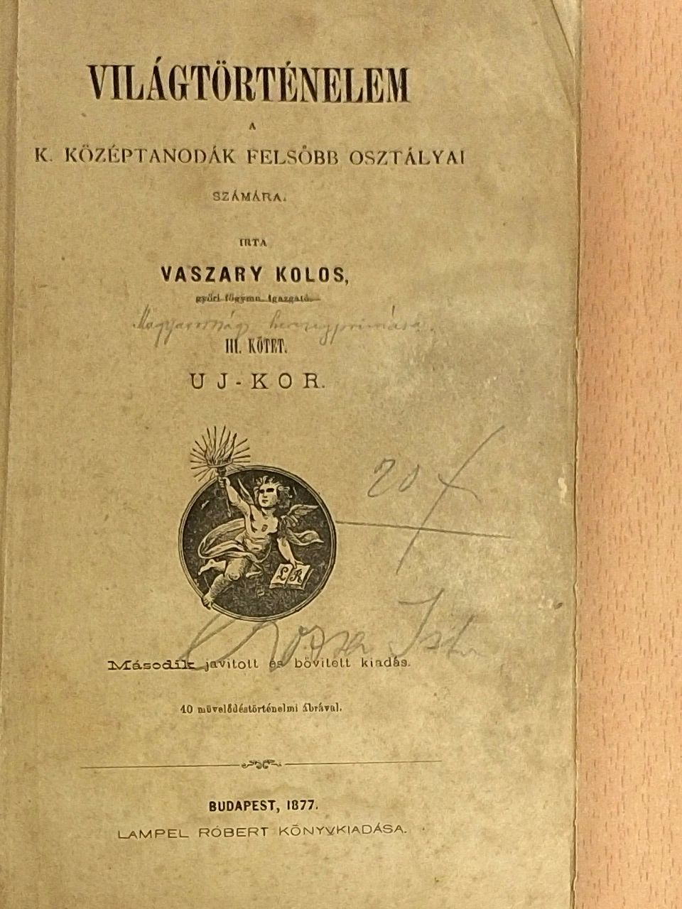 Vaszary Kolos - Világtörténelem III. [antikvár]