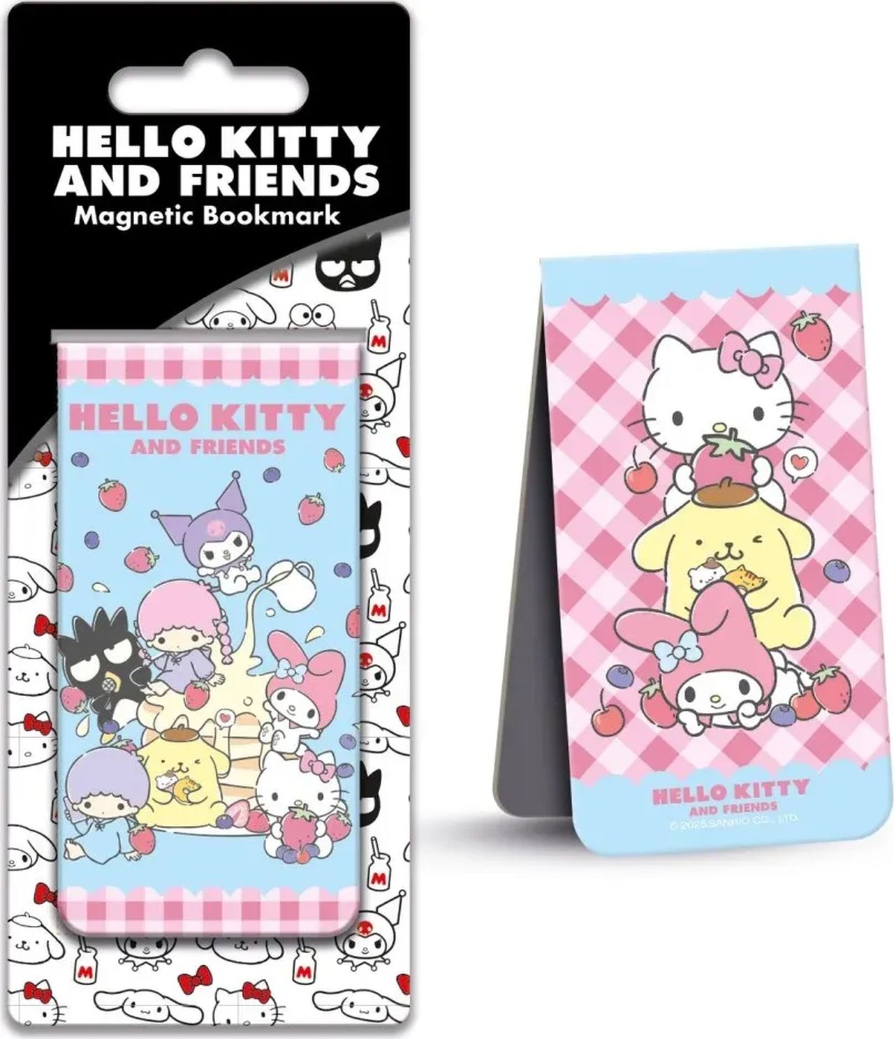 MS2510986 - Pyramid HELLO KITTY &amp; FRIENDS (BLUE) Mágneses Könyvjelző