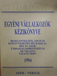 Dr. Futó Gábor - Egyéni vállalkozók kézikönyve 1994 [antikvár]