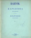 Bartók Béla - Rapszódia zongorára [antikvár]