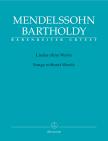 MENDELSSOHN BARTHOLDY - LIEDER OHNE WORTE FÜR KLAVIER URTEXT (R.LARRY TODD/MATTHIAS KIRSCHNEREIT)