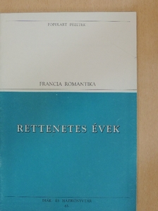Victor Hugo - Rettenetes évek [antikvár]