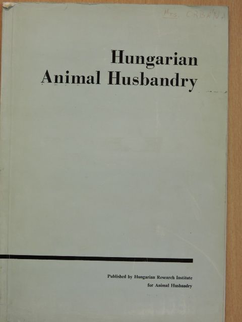 Dr. S. Bozó - Hungarian Animal Husbandry [antikvár]