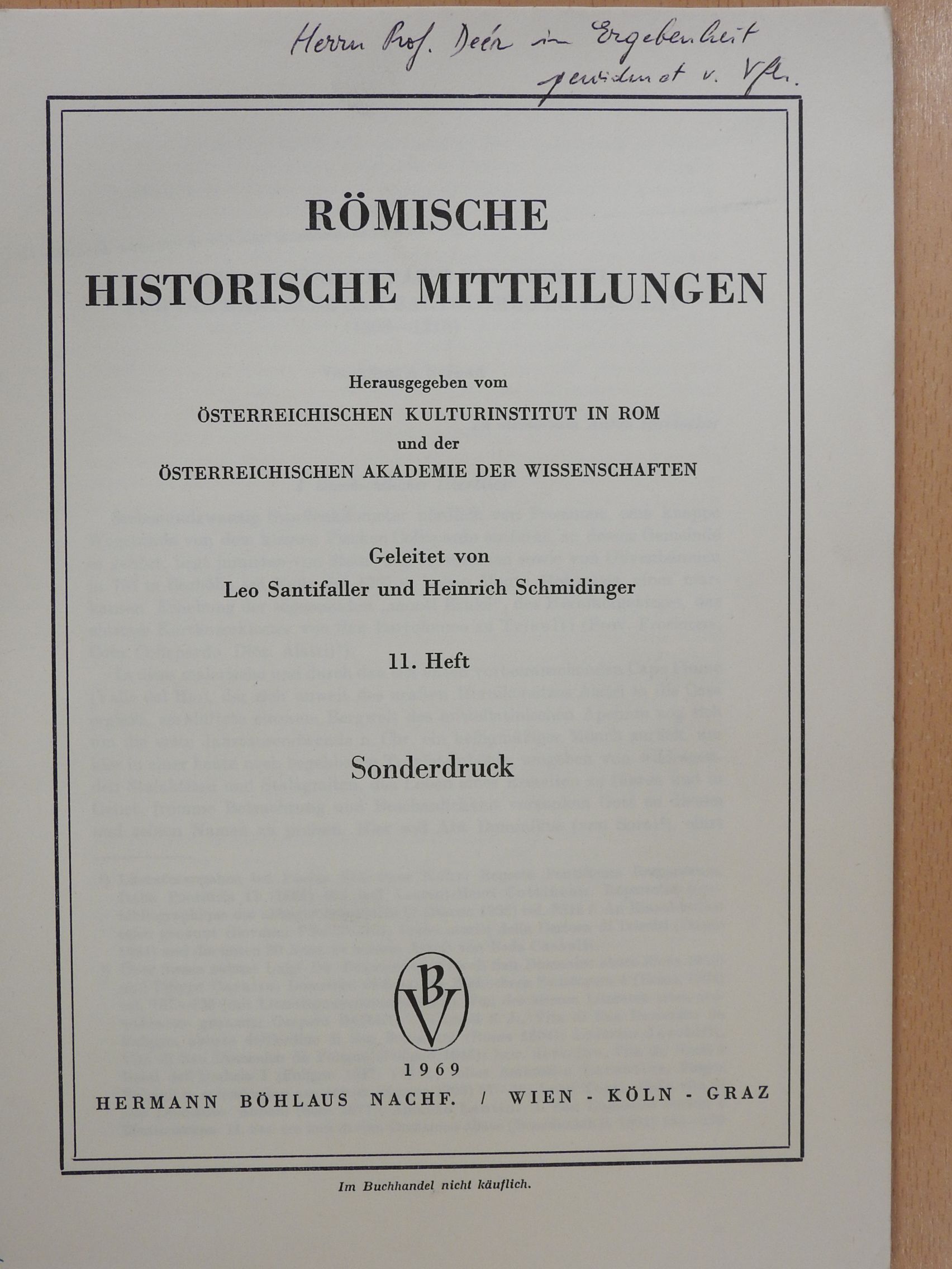 Alfred A. Strnad - Zehn urkunden Papst Innocenz' III. für die Kartause San Bartolomeo zu Trisulti (1208-1215) (dedikált példány) [antikvár]