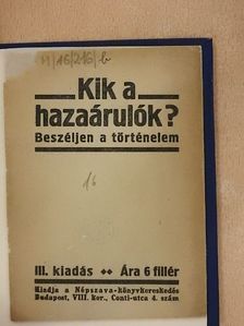 Kik a hazaárulók? [antikvár]
