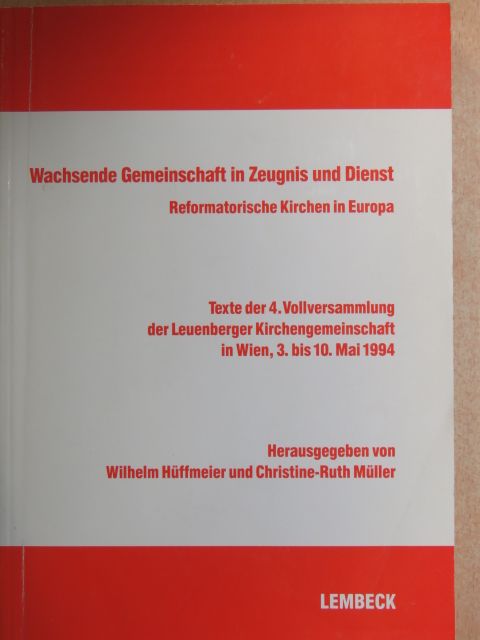 Wachsende Gemeinschaft in Zeugnis und Dienst  [antikvár]