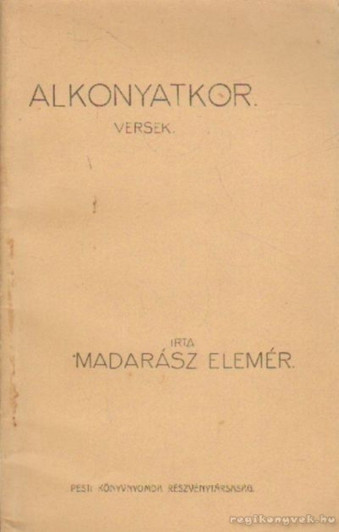 Madarász Elemér - Alkonyatkor [antikvár]