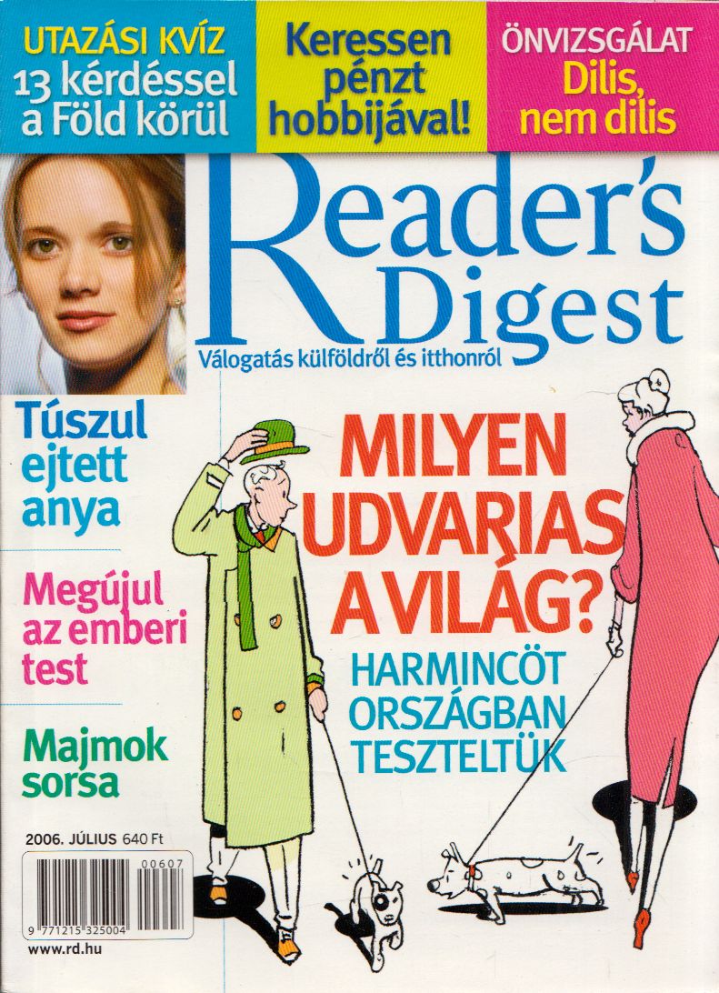 Zsámboki Péter - Reader's Digest 2006. július [antikvár]