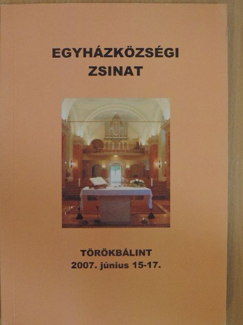 Egyházközségi Zsinat [antikvár]