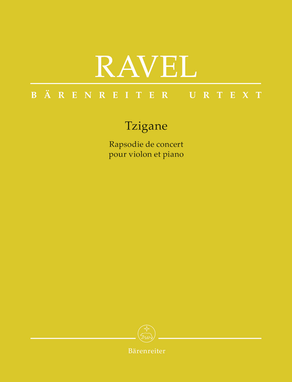 RAVEL... - TZIGANE(RAPSODIE DE CONCERT POUR VIOLON ET PIANO)