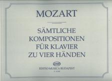 MOZART,W.A - SAEMTLICHE KOMPOSITIONEN FÜR KLAVIER ZU VIER HAENDEN (KOVÁTS GÁBOR)