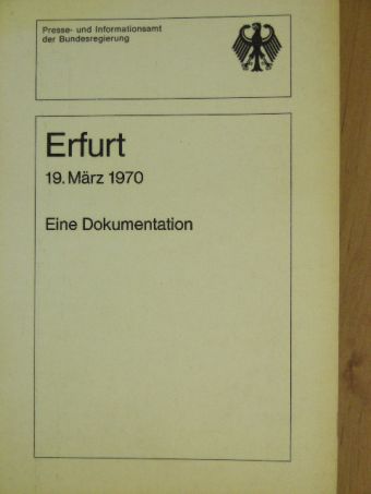 Erfurt 19. März 1970 [antikvár]